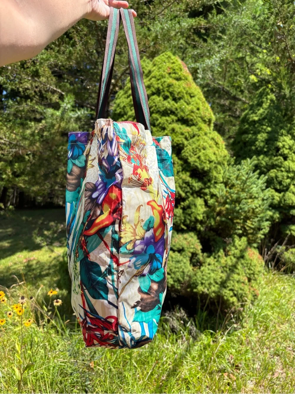 Sharif Floral Tote Bag